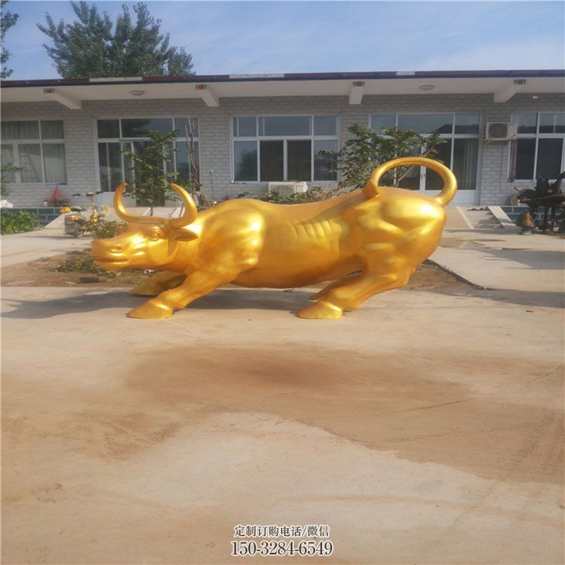 钢铸金牛雕塑 景区牛雕塑优选 铜雕塑装饰精品